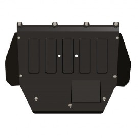 La foto rappresenta una protezione motore per Fiat