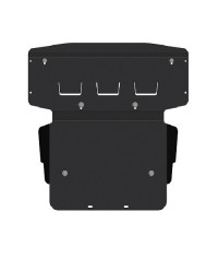 La foto raffigura una protezione motore Mercedes